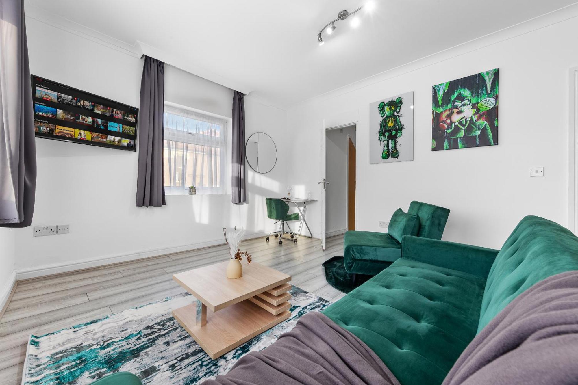 Green Hype - 10 Mins To Stadium - Sleeps 8 ลอนดอน ภายนอก รูปภาพ